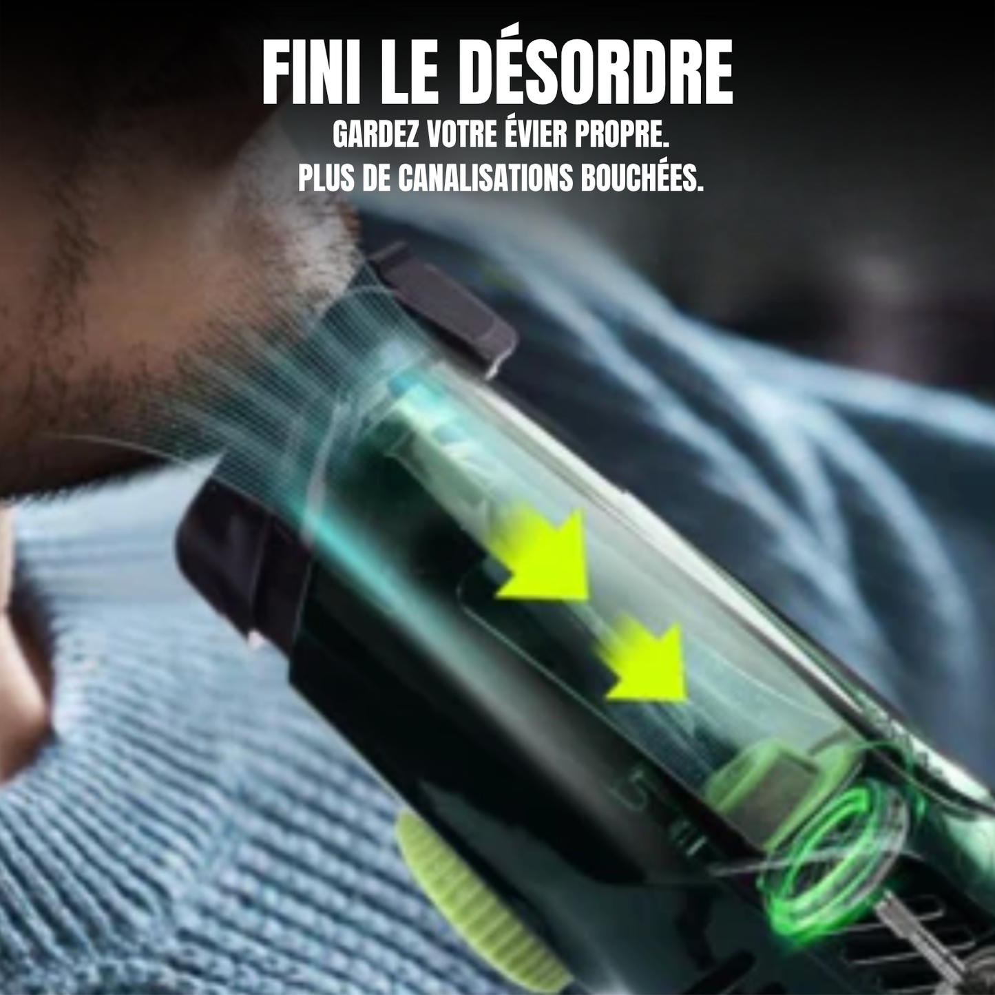 Tondeuse aspirante Neatro® | Aspire vos poils en rasant