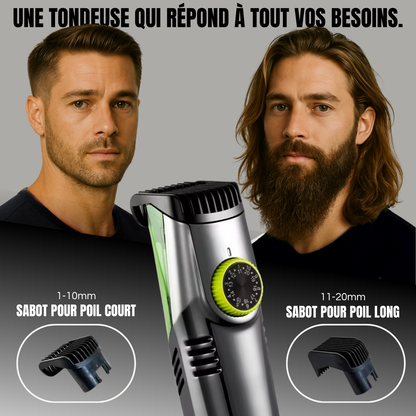 Tondeuse aspirante Neatro® | Aspire vos poils en rasant
