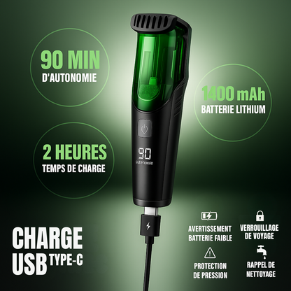 Tondeuse aspirante Neatro® | Aspire vos poils en rasant