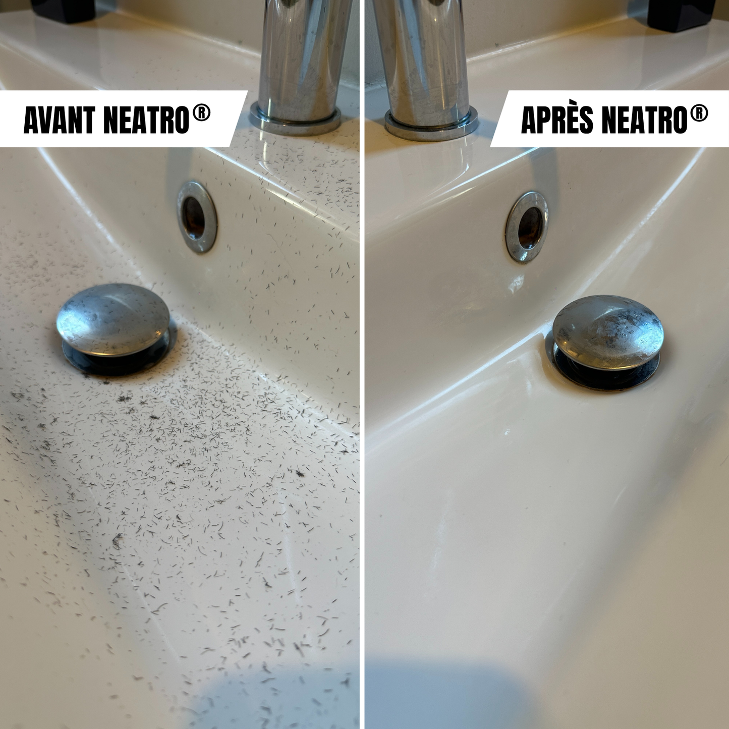 Tondeuse aspirante Neatro® | Aspire vos poils en rasant