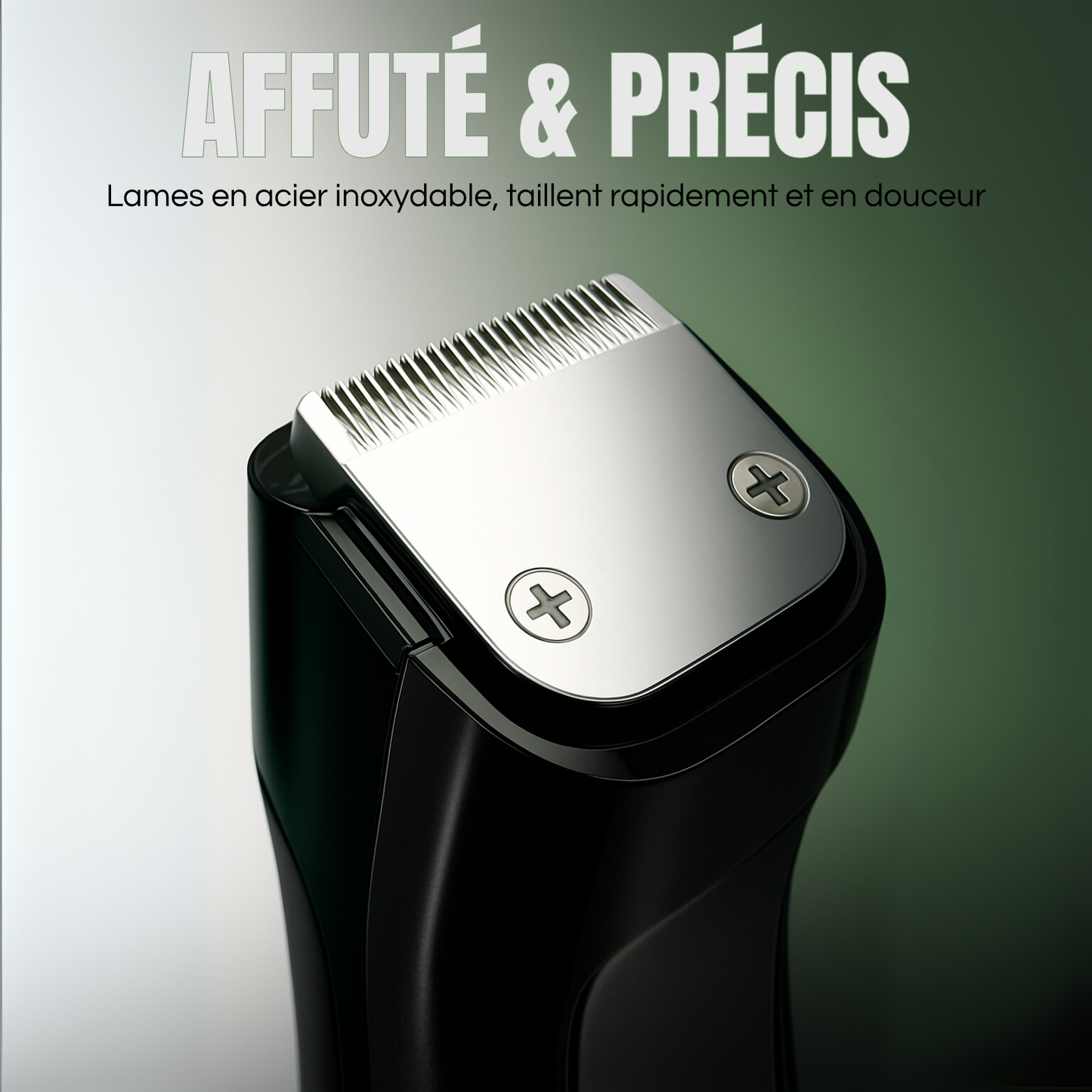 Tondeuse aspirante Neatro® | Aspire vos poils en rasant
