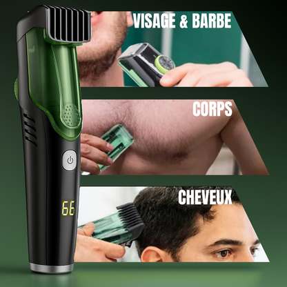 Tondeuse aspirante Neatro® | Aspire vos poils en rasant